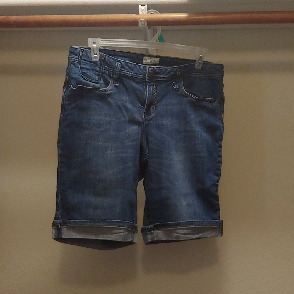 Venezia Lane Bryant Denim Bermuda Shorts